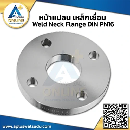 หน้าแปลน เหล็กเชื่อม Weld Neck Flange DIN PN16