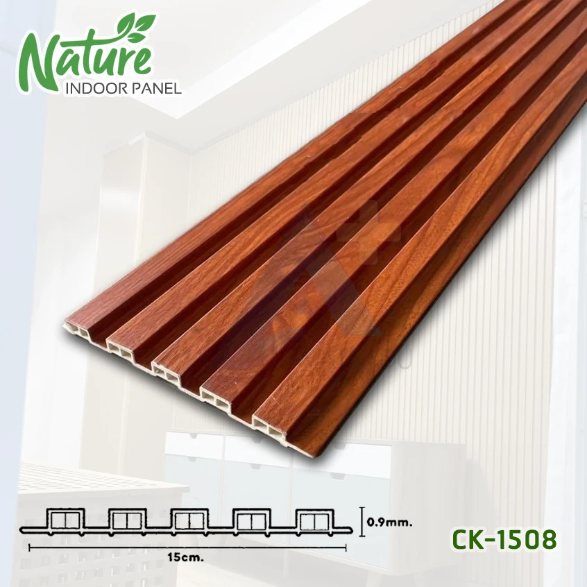 ไม้ฝ้า/ไม้ผนัง PVC ภายใน รุ่น Nature CK-15 ขนาด 9 x 150 x 2900 mm. - Image 10